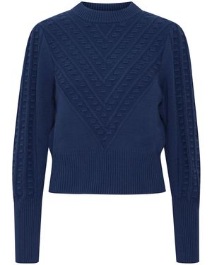 Pulz Pullover - Blau