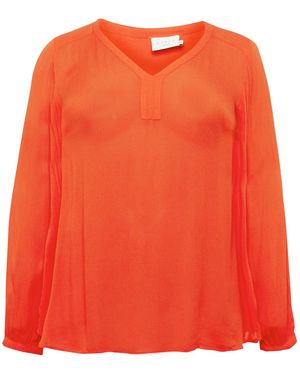 Kaffe Bluse Ami - Orange