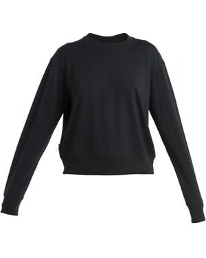Icebreaker Sweatshirt Crush Ii - Schwarz