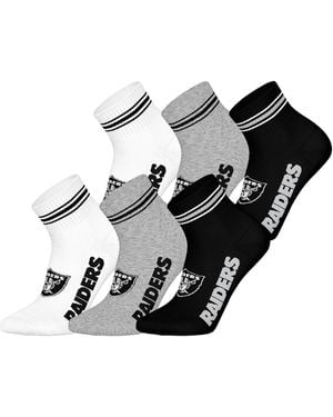 Nfl Socken Las Vegas Raiders Quarter - Schwarz