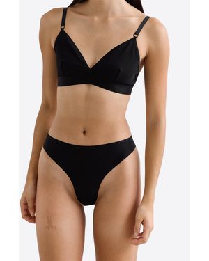erlich textil String - Schwarz