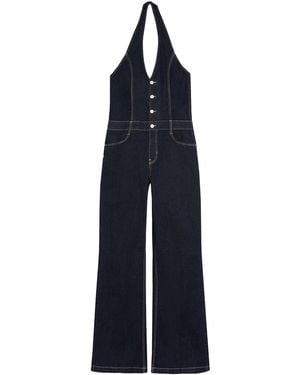 Bershka Jumpsuit - Blau