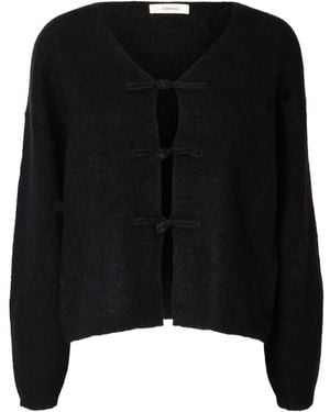 SELECTED Strickjacke Slwlulu - Schwarz