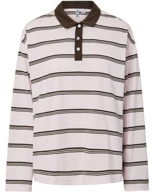 Pieces Poloshirt 'Pcsadie' - Grau