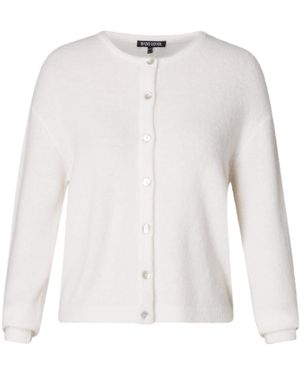 Base Level Curvy Strickjacke - Weiß