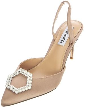 Steve Madden Pumps Lucent Nude Satin - Natur