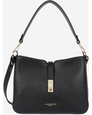 Lancaster Messenger Lancaster Sac Besace Zipp L Milano Horizon Noir - Schwarz