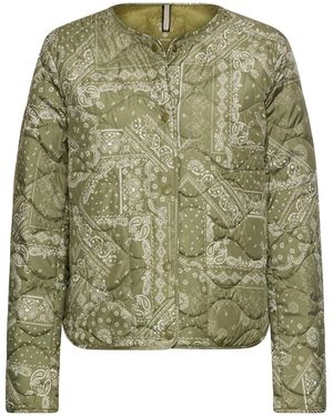 Camel Active Blouson Mit Druckknopfleiste - Grün