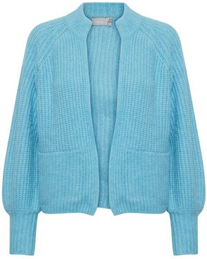 Fransa Strickcardigan 'Beverly' - Blau