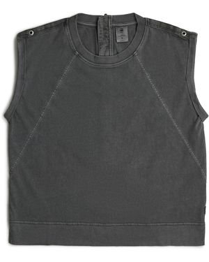 G-Star Topshirt 'Back Zip' - Schwarz