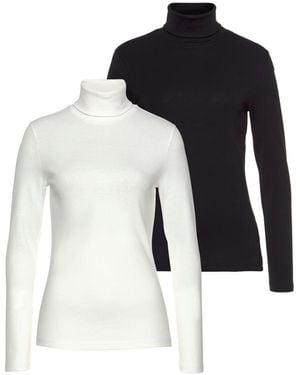 Flashlights Rollkragenshirt - Blau