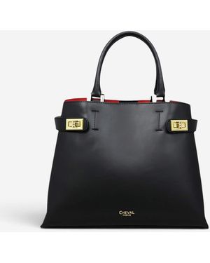 CHEVAL FIRENZE Handtasche Shedir - Schwarz