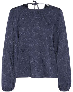 Kaffe Bluse 'Lauren' - Blau