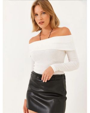Bianco Lucci Pullover - Weiß