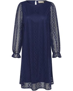 Cream Kleid 'Valerie' - Blau