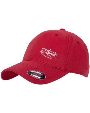 2Stoned Cap Flexfit Wooly Combed Classic - Rot
