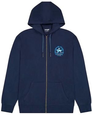Wrangler Sweatjacke - Blau
