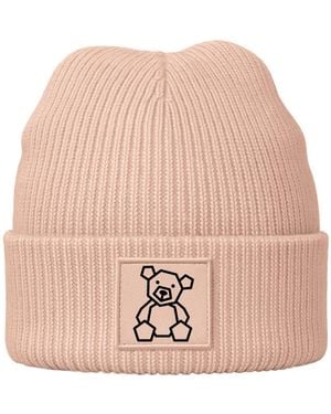 Neverless Mütze Teddy Polygon - Pink