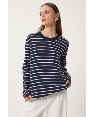 Happiness İstanbul Happiness Stanbul Pullover - Blau