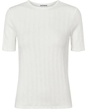 SOFT REBELS T-Shirt Sradelle - Weiß