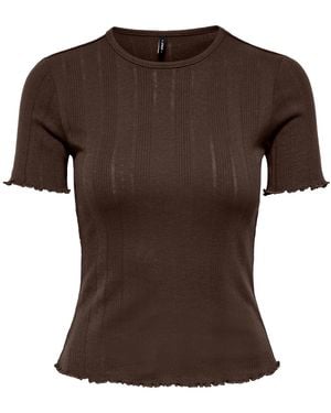ONLY T-Shirt Onltenna - Braun