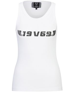 19V69 Italia by Versace Top Benicia Racing - Weiß