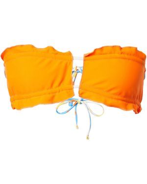 Solid & Striped Bikinitop The Henley - Orange