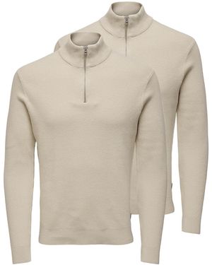 Only & Sons Pullover Phil - Natur