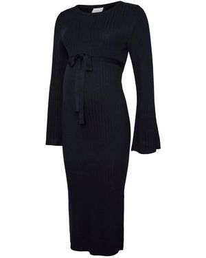 Mama.licious Strickkleid Mlnewsiv - Blau