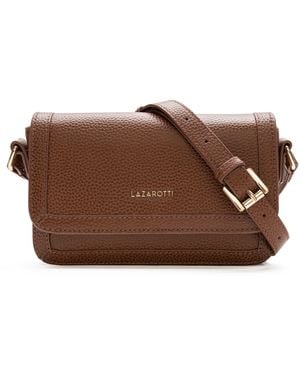 Lazarotti Umhängetasche Bologna - Braun