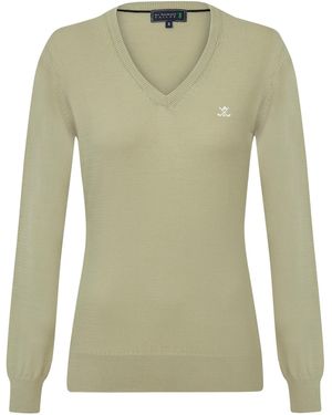 Sir Raymond Tailor Pullover Verty - Grün