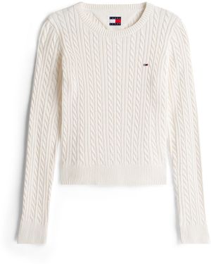 Tommy Hilfiger Pullover Essential - Weiß