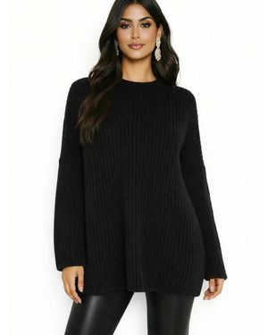 Worldclassca Oversizepullover Dicker - Schwarz