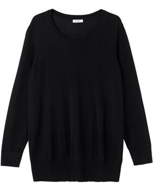 Sheego Pullover - Schwarz