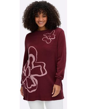 Sheego Pullover - Rot