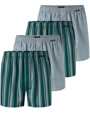 Schiesser Boxershorts Web - Grün