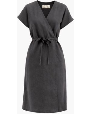 AmourLinen Kleid Olivia - Schwarz