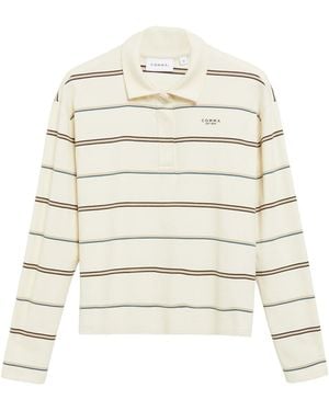 Comma, Poloshirt - Weiß