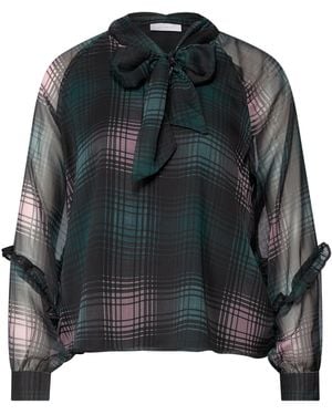 STREET ONE STUDIO Chiffon-Bluse Mit Schleifendetail - Schwarz
