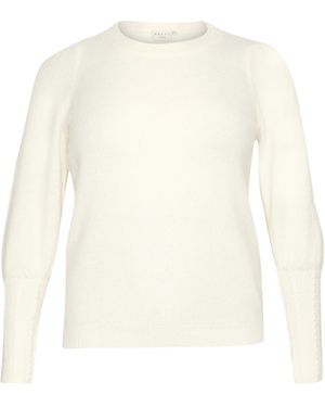 Kaffe Pullover 'Kc Amalia' - Weiß