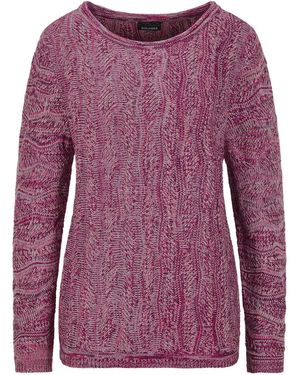 Goldner Pullover - Lila