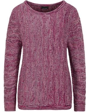 Goldner Pullover - Lila