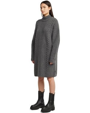 G-Star Kleid Cable Loose Knit - Grau