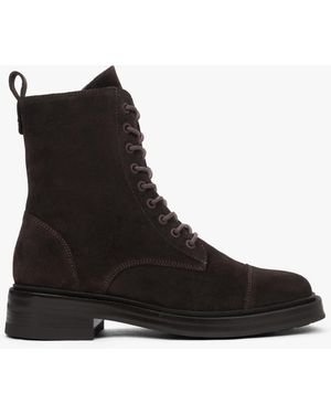 ESTRO Schnürstiefelette 09-3639 - Schwarz