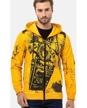 Cipo & Baxx Sweatjacke - Gelb