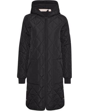 Kaffe Wintermantel Tilla - Schwarz