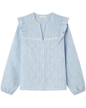 Springfield Bluse - Blau