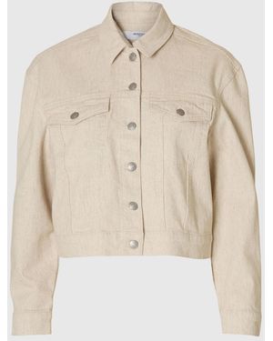 SELECTED Übergangsjacke - Natur