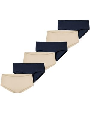Schiesser Panty Invisible Cotton - Blau