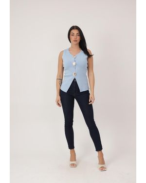 Elara Bluse - Blau
